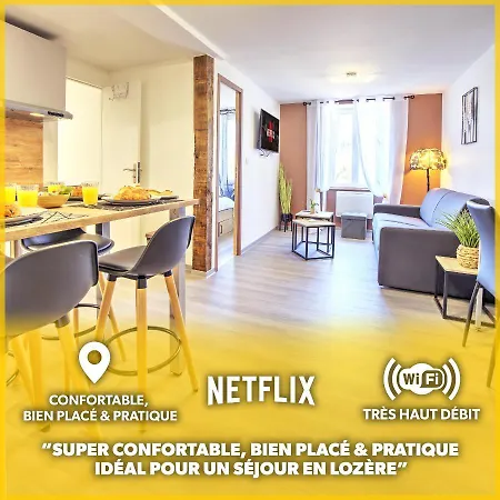 Le Sabot - Netflix/wi-fi Fibre/terasse - 4 Pers Apartament