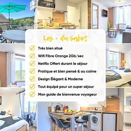 Apartment Le Sabot - Netflix/wi-fi Fibre/terasse - 4 Pers